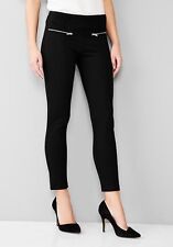 High Quality Ponte Zipper Stretch Legging Fashion Leggings Trousers UK Seller