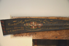 Cambridge University Commemorative Antique Wooden Trophy 1937 Rowing Oar