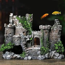 Aquarium Castle Ornament Fish