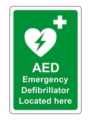 Aed safety sign - safety,