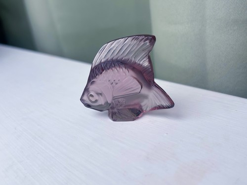 Lalique angel fish ornament - angel,