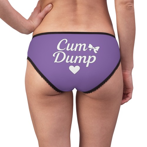 Cum dump purple panty femboy - cum,