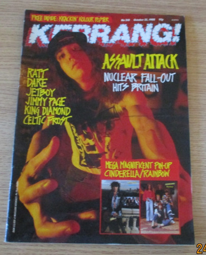 Vintage kerrang magazine 210 - magazine, #210