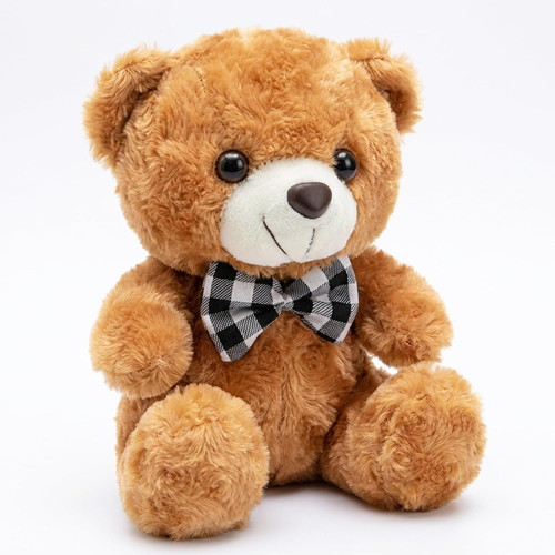 1pcs small brown teddy bear - small,