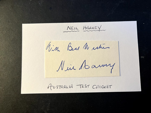 Neil harvey australian - , test