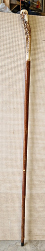 Hazel staff stick with deer - hazel,