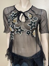 Women’s Black Silk Casual