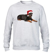 Rottweiler Christmas Hat Sweater Santa Dog Pets Kids Children Present Gift Lover