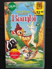 Bambi VHS Classic Walt Disney