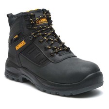 DEWALT Douglas Waterproof Steel Toe Safety Boots Men S3 WR HRO SRC – Black