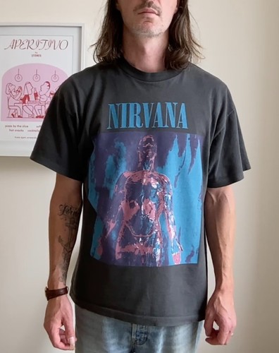 Nirvana sliver shirt 1993 - nirvana,