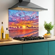 Printed Glass Kitchen