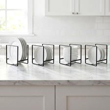 Pack square metal plate rack - square,