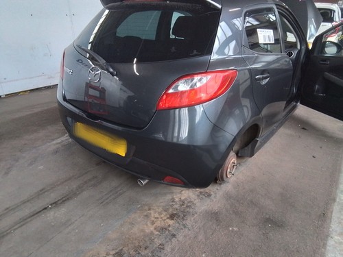 Rear bumper grey mazda - bumper,