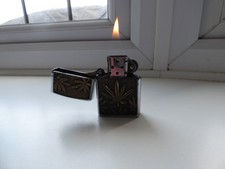 VINTAGE PETROL WEED POCKET LIGHTER WORKING CONDITION