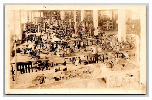 Shoe factory interior - factory,
