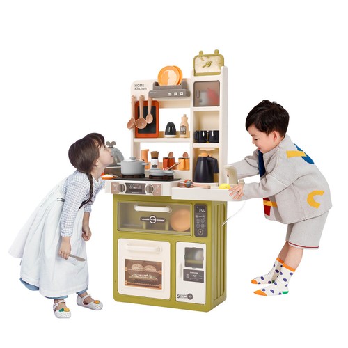 Kids play kitchen pretend - play,