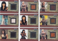 Xena Seasons 4 to 6 Costume Card Selection R1 - R11 & GC1 - GC3