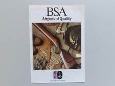 Vintage BSA Air Rifle Dealer Advert, Paperwork Ephemera, Meteor Supersport
