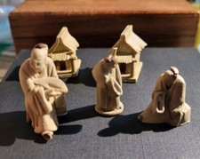 Vtg Clay Chinese Miniature