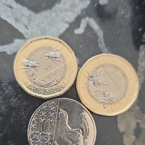 Two pounds coin - two,