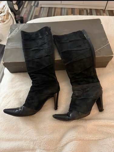 Alexander mcqueen black knee - alexander,