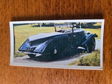 CARRERAS- BLACK CAT CIGARETTE CARDS - VINTAGE CARS ( FILTER )  CHOOSE YOUR CARD