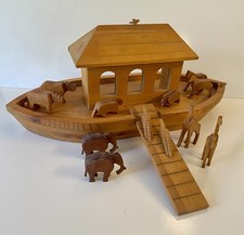 Handmade Wooden Noah’s Ark