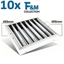 10x Stainless Steel Canopy