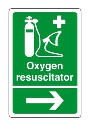 Oxygen resuscitator arrow