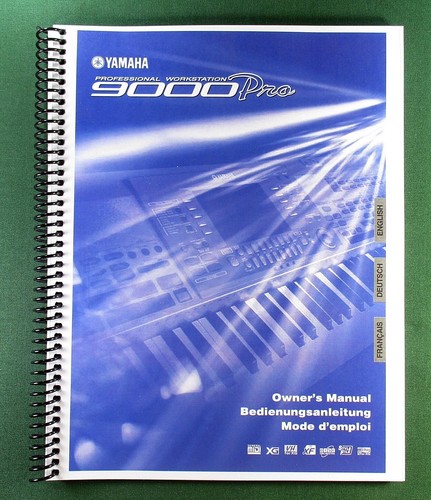 Yamaha 9000 pro instruction - yamaha,