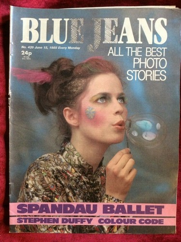 Blue jeans magazine - blue,
