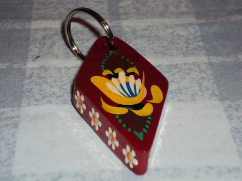 Diamond wooden key - diamond,