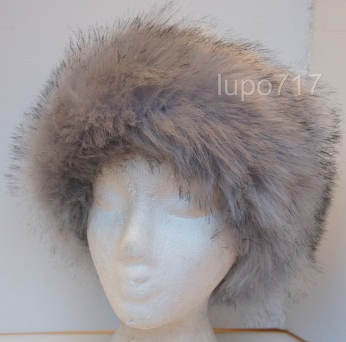 Grey mix fluffy faux fur - grey,