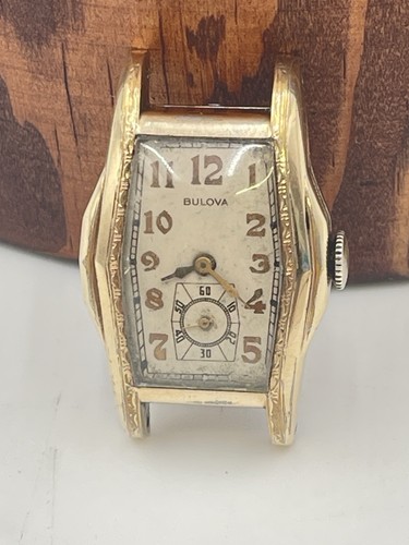 Bulova art deco - watch, 10k