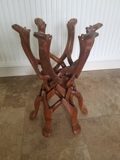 Antique wooden plant stand Jardiniere