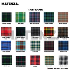 13oz Lightweight Tartan Fabric