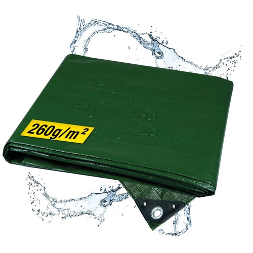 Tarpaulin heavy duty green - heavy,