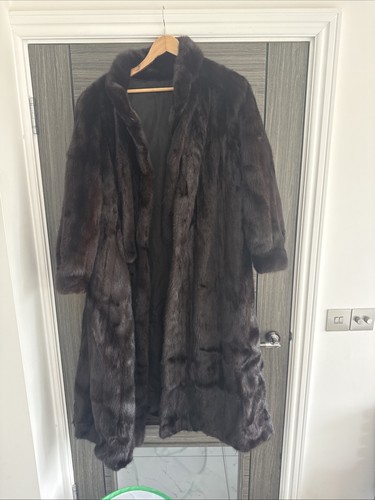 Black dark brown mink - brown,