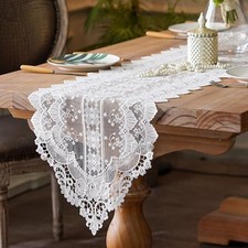 White Vintage Embroidered Lace