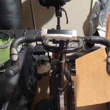 Black Exercise Bike with