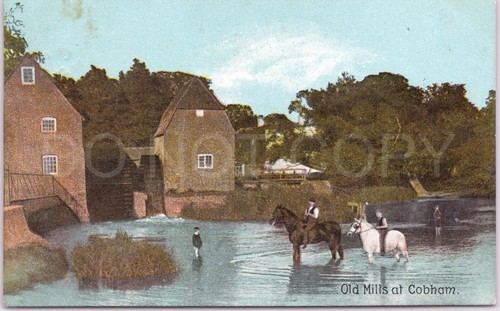 Antique postcard mills river - postcard,