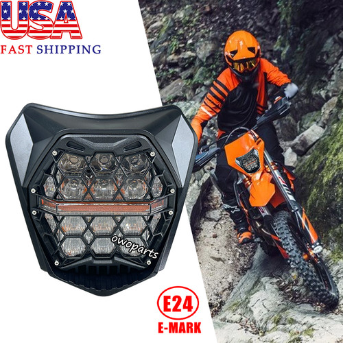 Led headlight for ktm - exc, excf