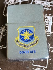 AFB Dover Military Airlift Command Zippo Lighter 1987 (JC)