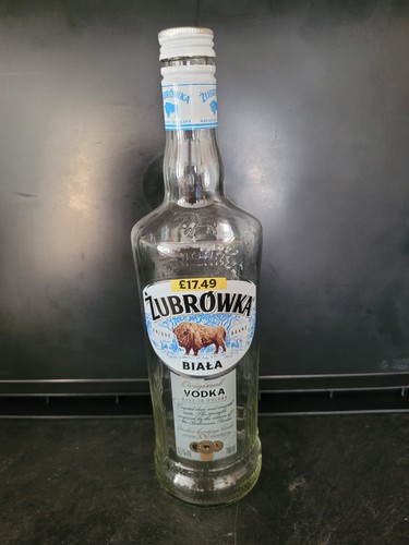 Empty polish zubrowka biala - polish,