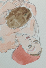 Ink Watercolour Drawing