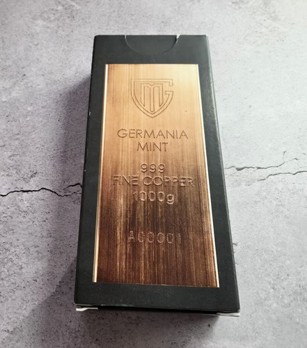 Germania mint 1kg copper - germania, bar