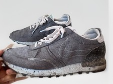 Nike Daybreak Type Recycled Canvas Iron Grey Barely Volt White Mens Size 10.5