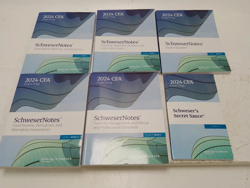 Kaplan schwesernotes 2024 cfa - schwesernotes,