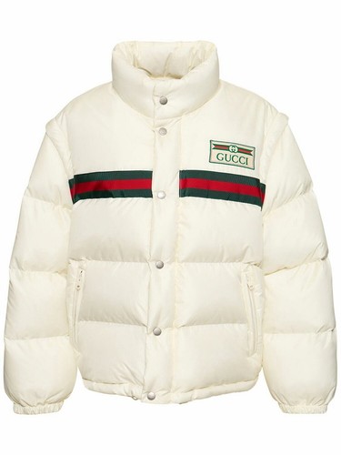 Gucci padded nylon bomber - gucci,